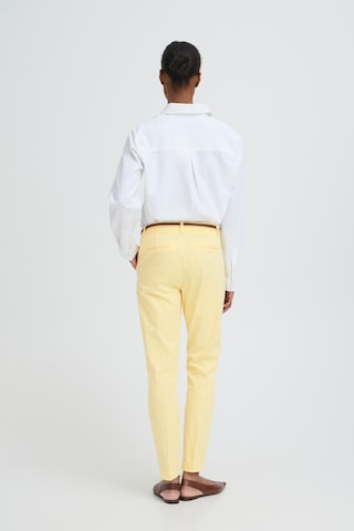 b.young Slimfit Broek 'Days' in Geel