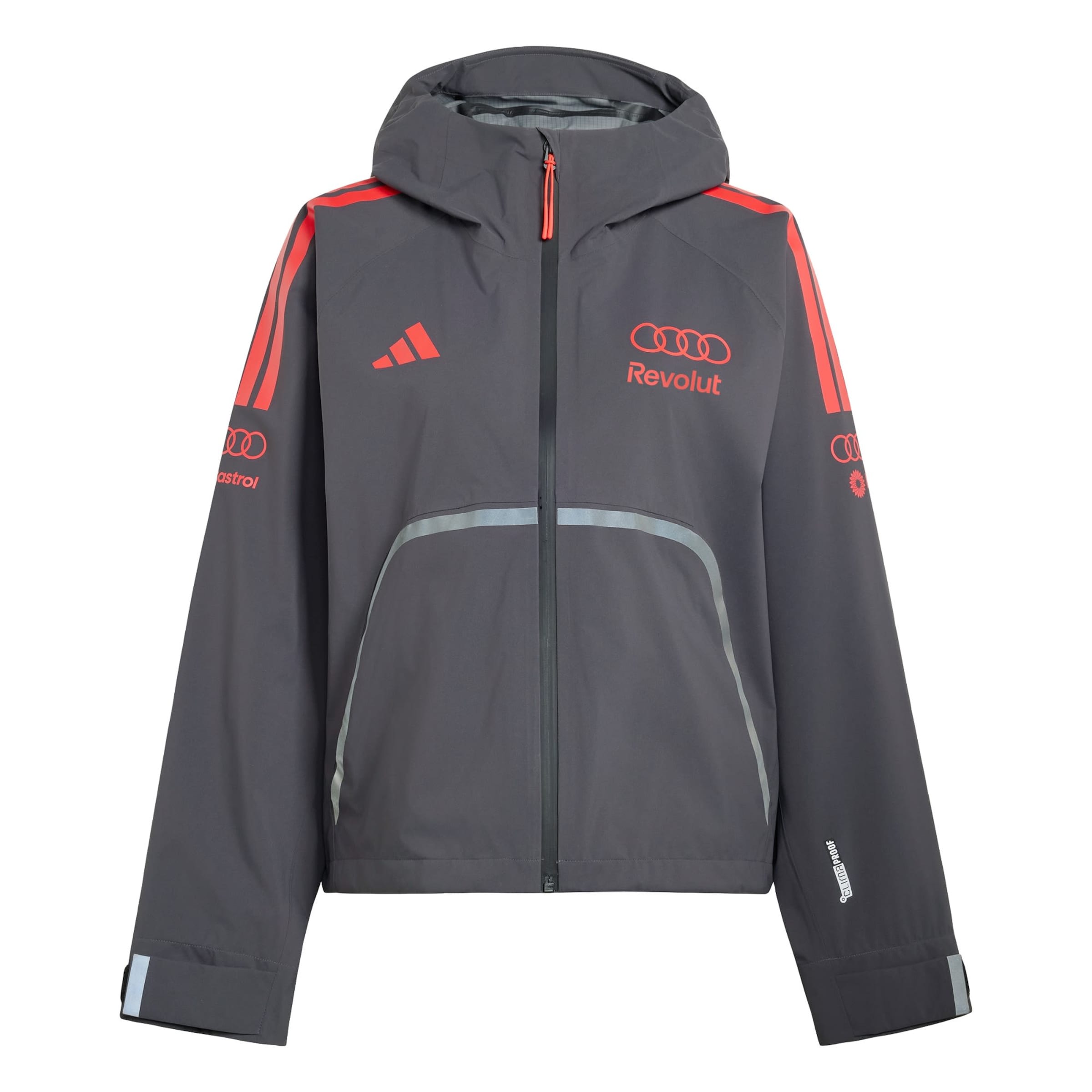 ADIDAS PERFORMANCE - Chaqueta deportiva 'Audi Formula One Team' en negro: frente