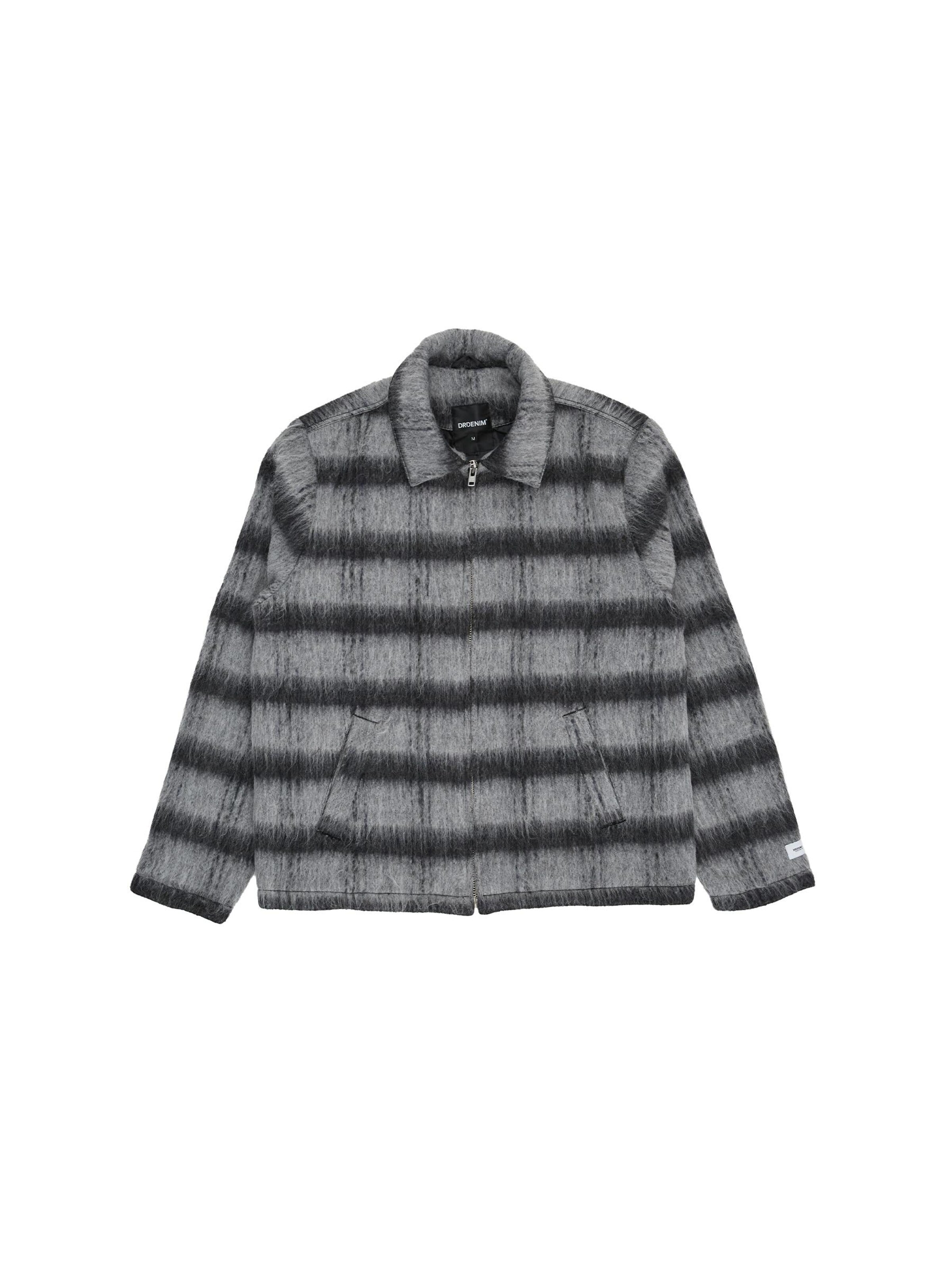 Dr. Denim Between-season jacket 'Warren Zip Jacket' in Grey: front
