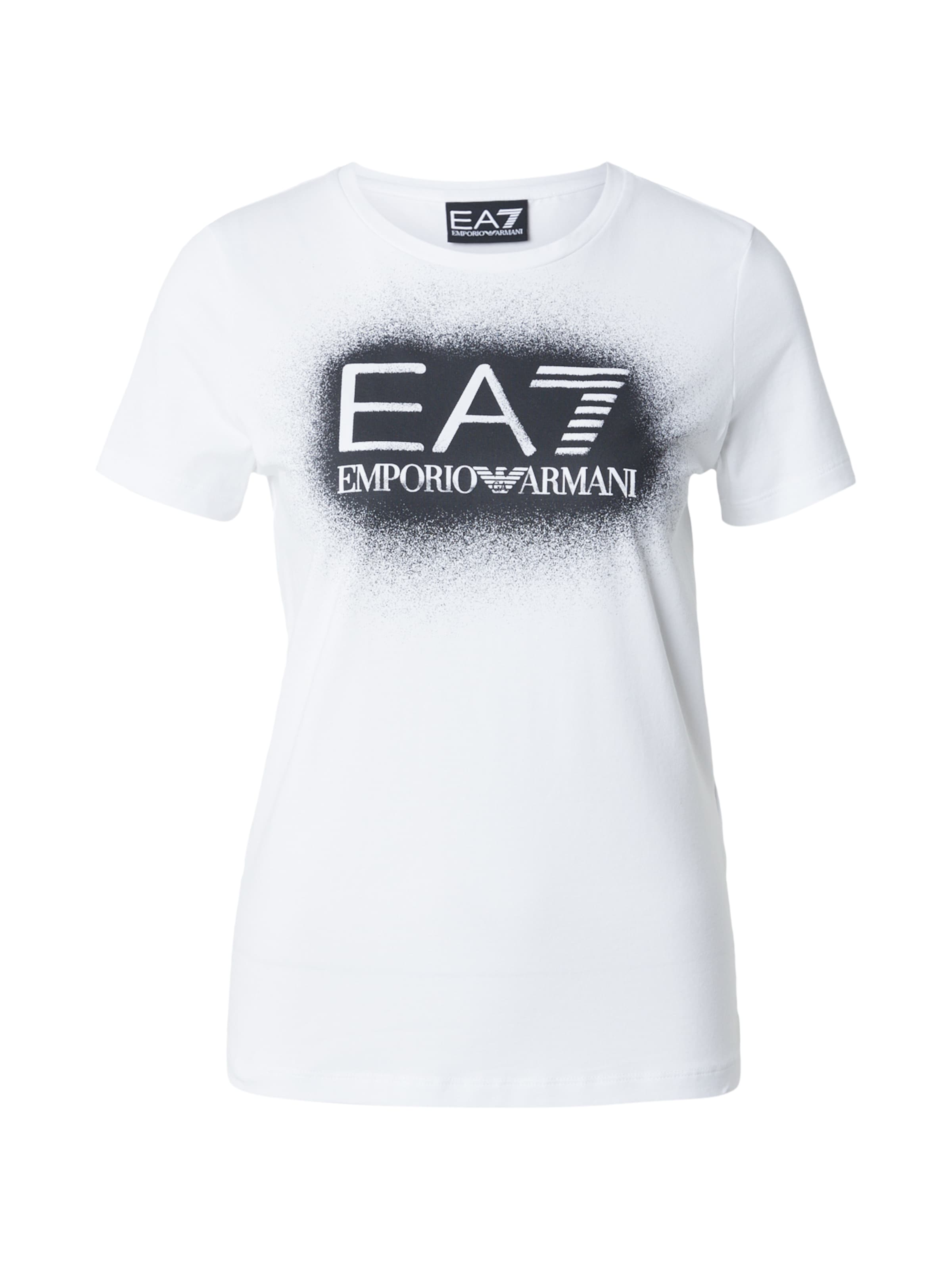 Tricou de la EA7 Emporio Armani pe alb: față