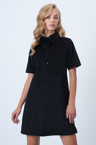 Trend Alaçatı Stili Jurk in Zwart
