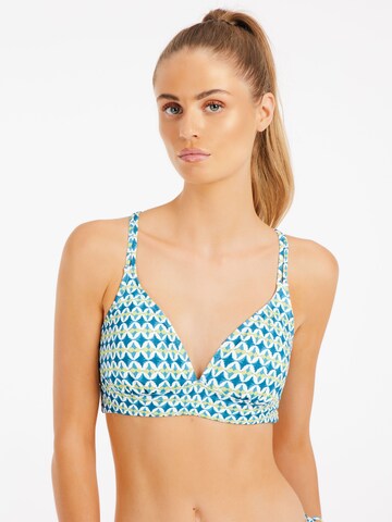 PROTEST Triangel Bikini 'PRTSplash'‌‌‌ in Blau