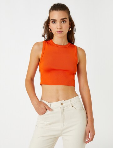 Koton Knitted Top in Orange