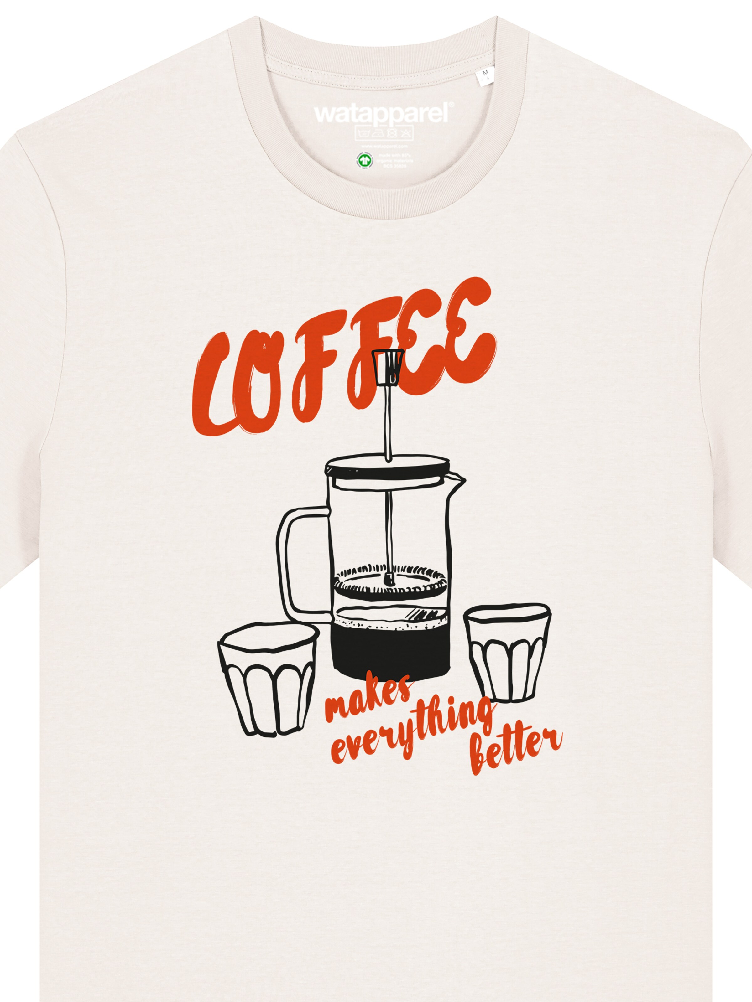 T-Shirt Watapparel en blanc