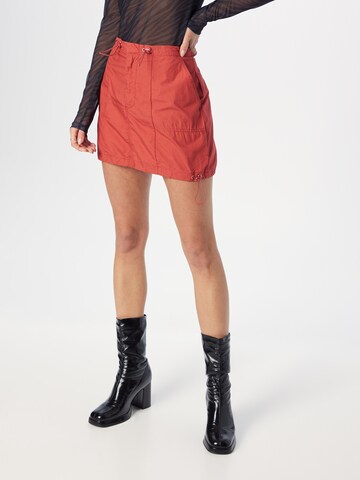 Jupe 'JORDAN' Cotton On en rouge : devant