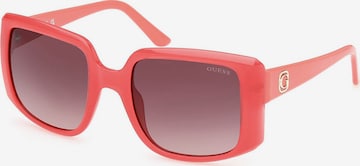 Lunettes de soleil GUESS en rose : devant