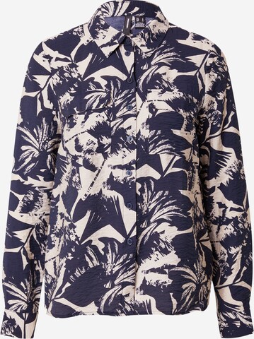 VERO MODA Blouse 'JOSIE' in Blauw: voorkant