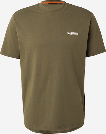 NAPAPIJRI T-Shirt in Grün: Vorderseite