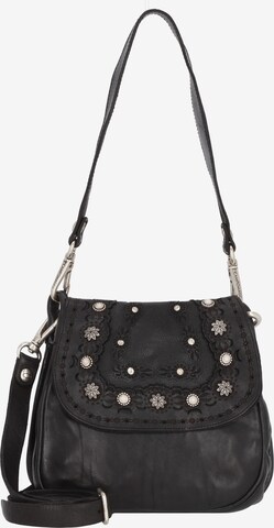 Campomaggi Shoulder Bag in Black: front