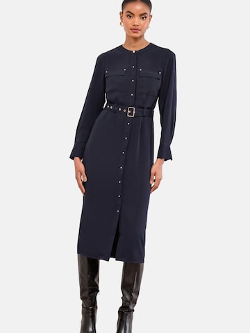 Lipsy Košeľové šaty - Modrá: predná strana