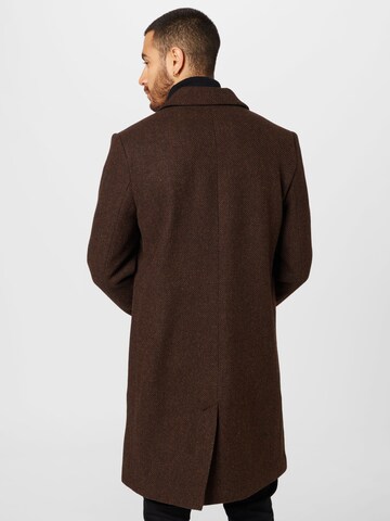 Brixtol Textiles Between-Seasons Coat 'Ian' in Brown