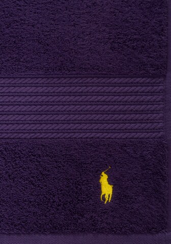 Ralph Lauren Home Washcloth 'POLO PLAYER' in Purple
