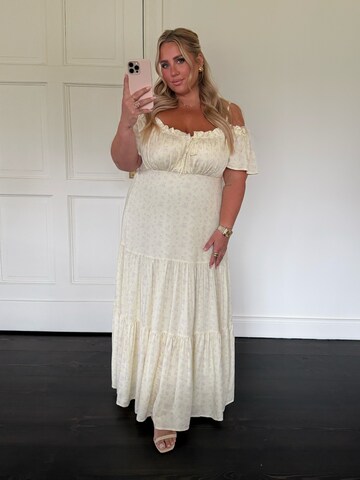 CITA MAASS Сарафан 'Cold Shoulder' в Желтый