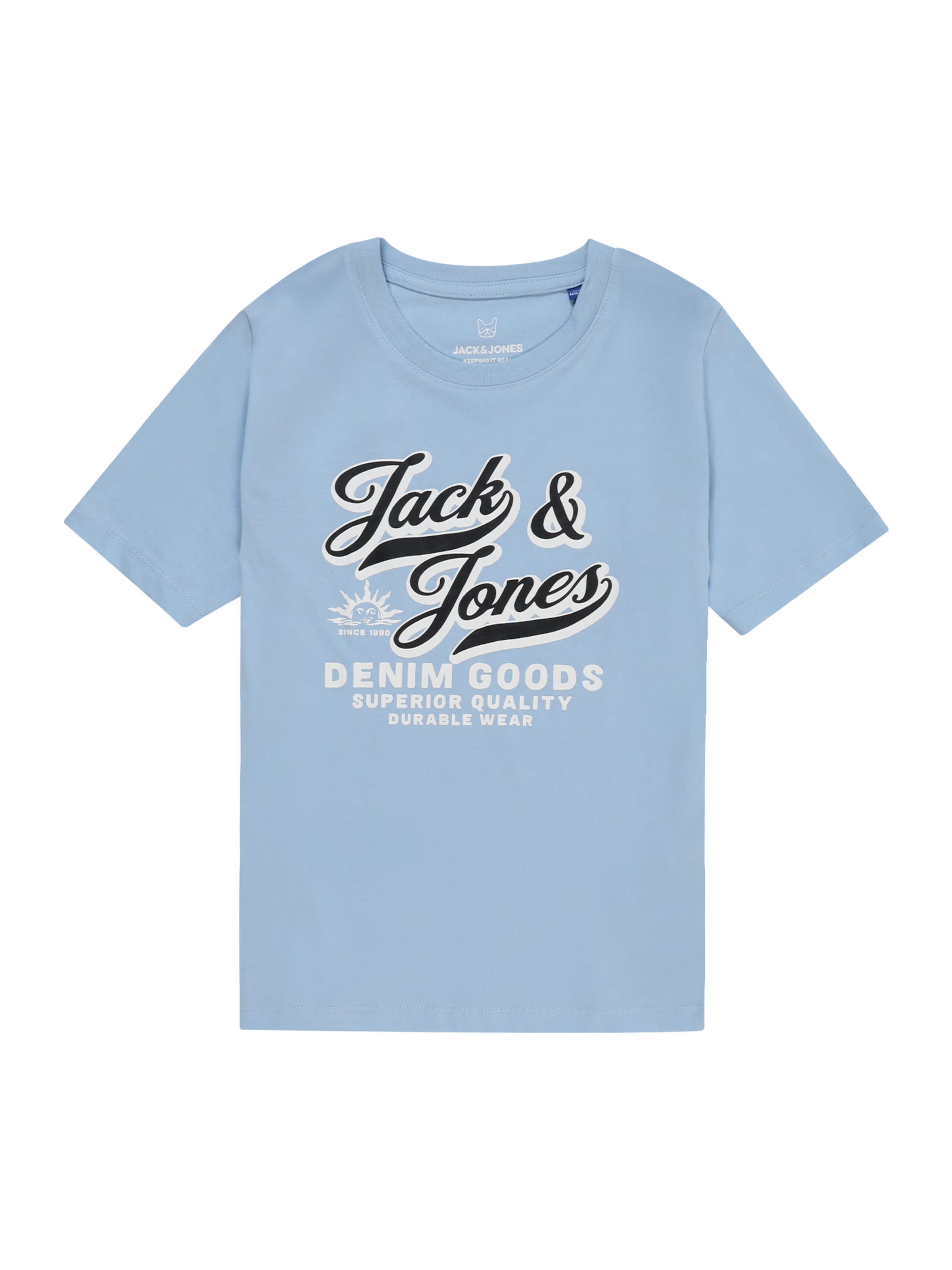 T-Shirt Jack & Jones Junior en bleu : devant