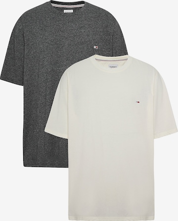 Tommy Jeans Plus T-shirt i grå: framsida