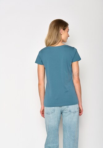 Maglietta 'Nature Set Sail' di GREENBOMB in blu