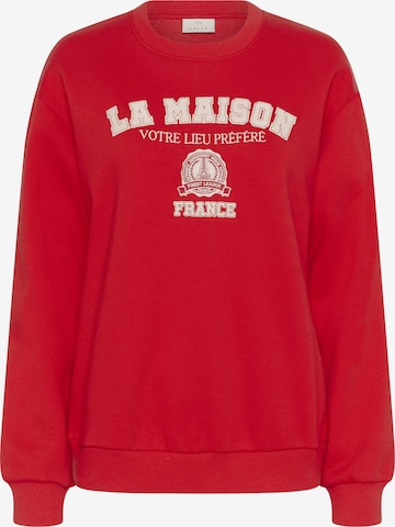 Sweat-shirt 'KABerta' Kaffe en rouge : devant
