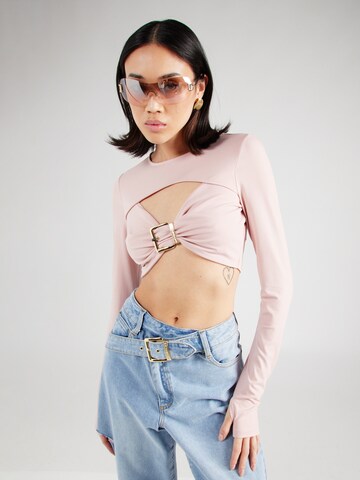 Hoermanseder x About You Shirt 'Arven' in Roze: voorkant