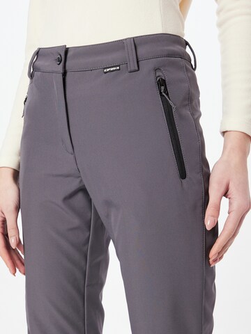 ICEPEAK Regular Спортен панталон в сиво