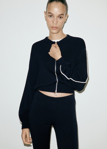 MANGO Strickjacke 'MONTE' in Blau: Vorderseite