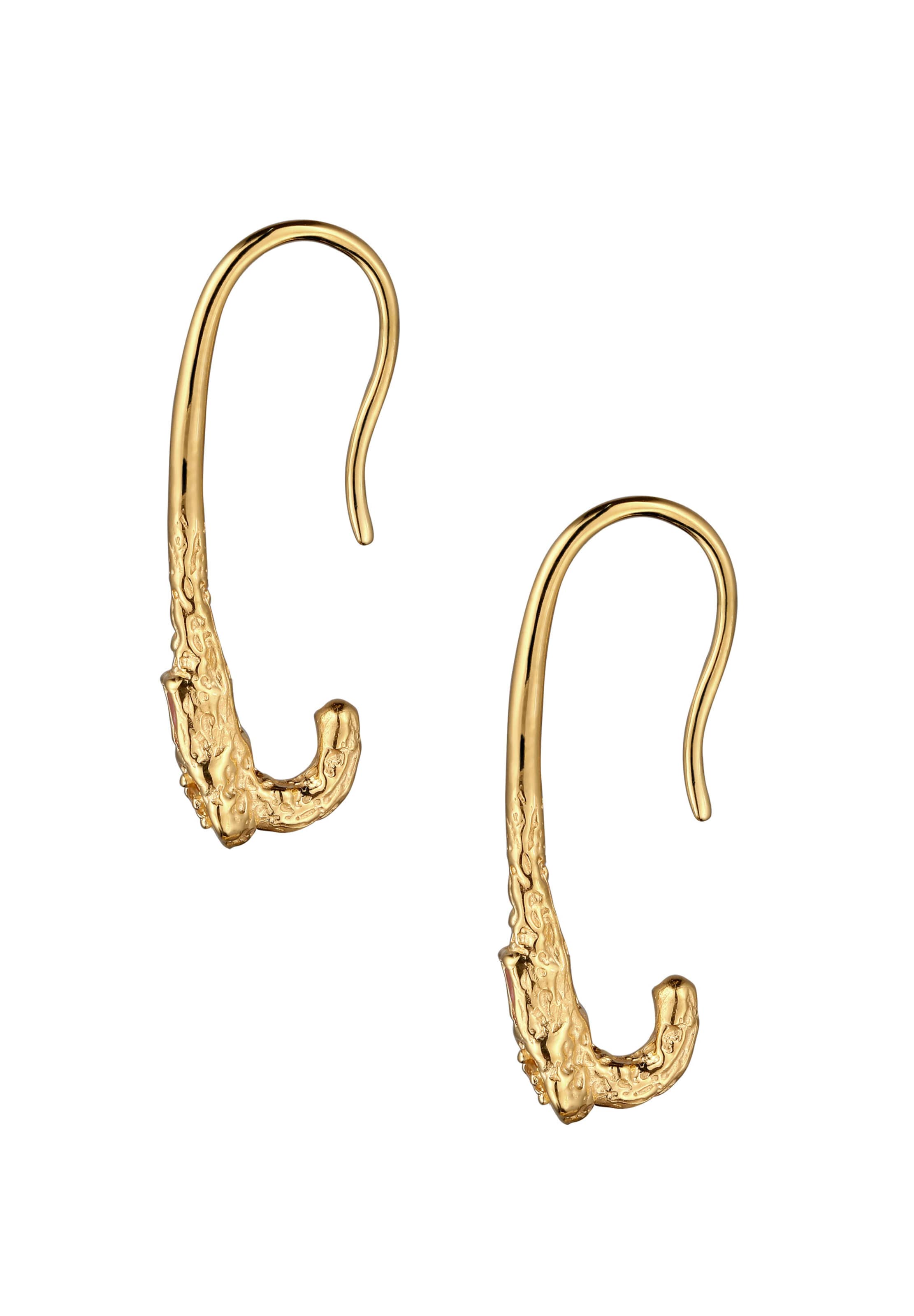Boucles d'oreilles Haze&Glory en or : devant