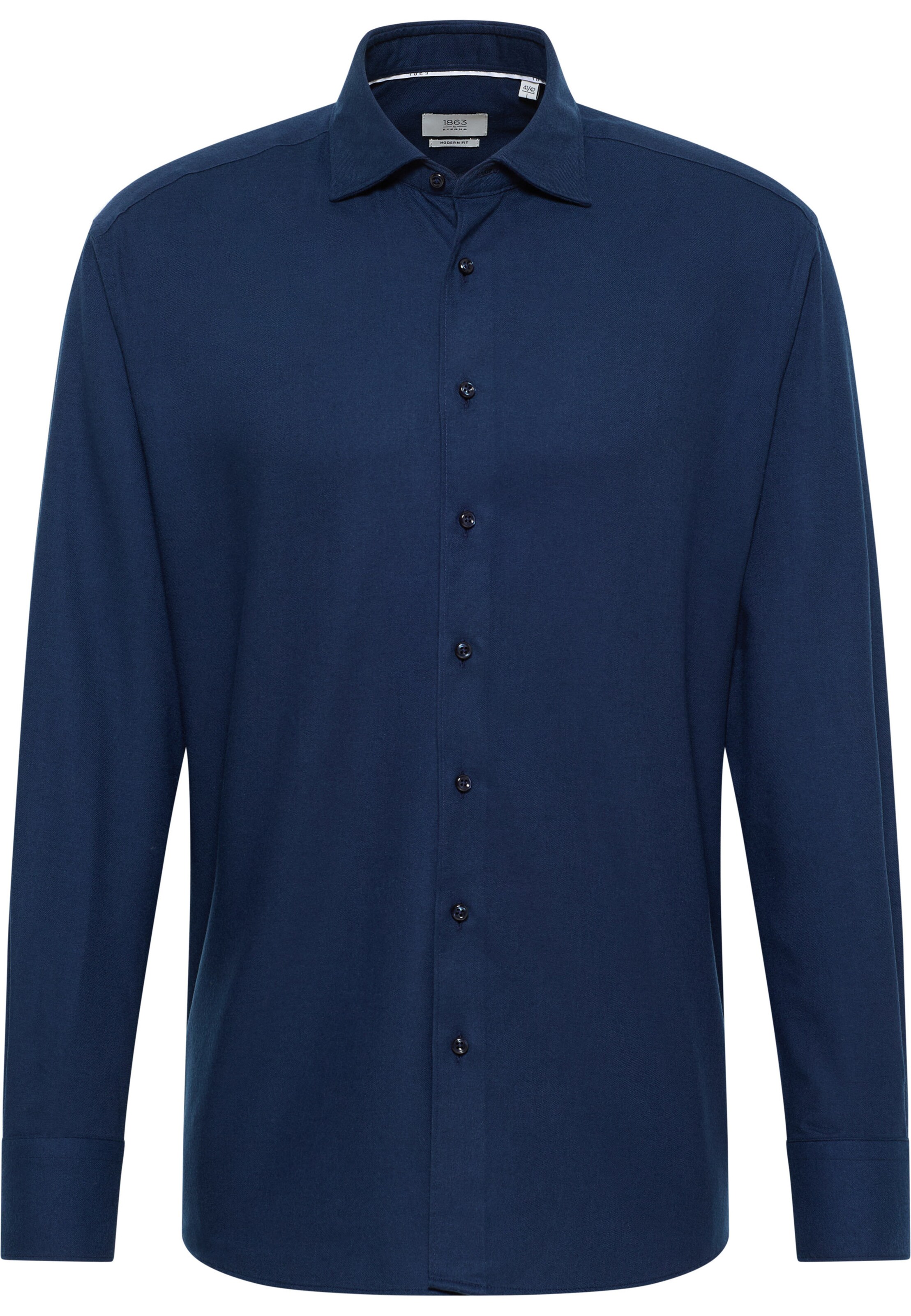ETERNA Zakelijk overhemd in de kleur Navy, Productweergave
