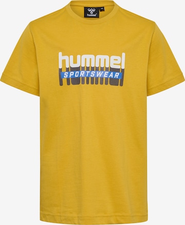 Hummel Functioneel shirt 'Tukas' in Geel: voorkant