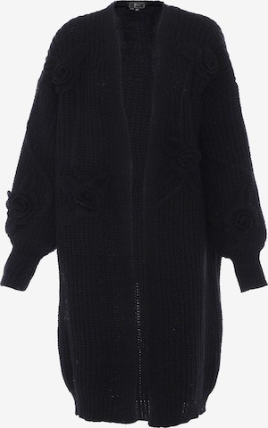 Cardigan faina en noir : devant