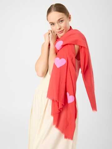 Écharpe CODELLO en rouge : devant