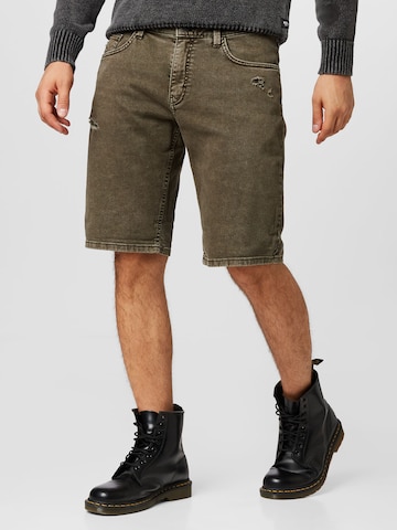 QS by s.Oliver Jeans in Brown: front