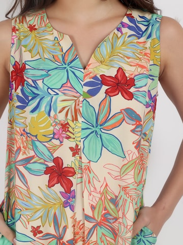 VICCI Germany Maxikleid mit wunderschönem mehrfarbigem Blumendruck in Mischfarben