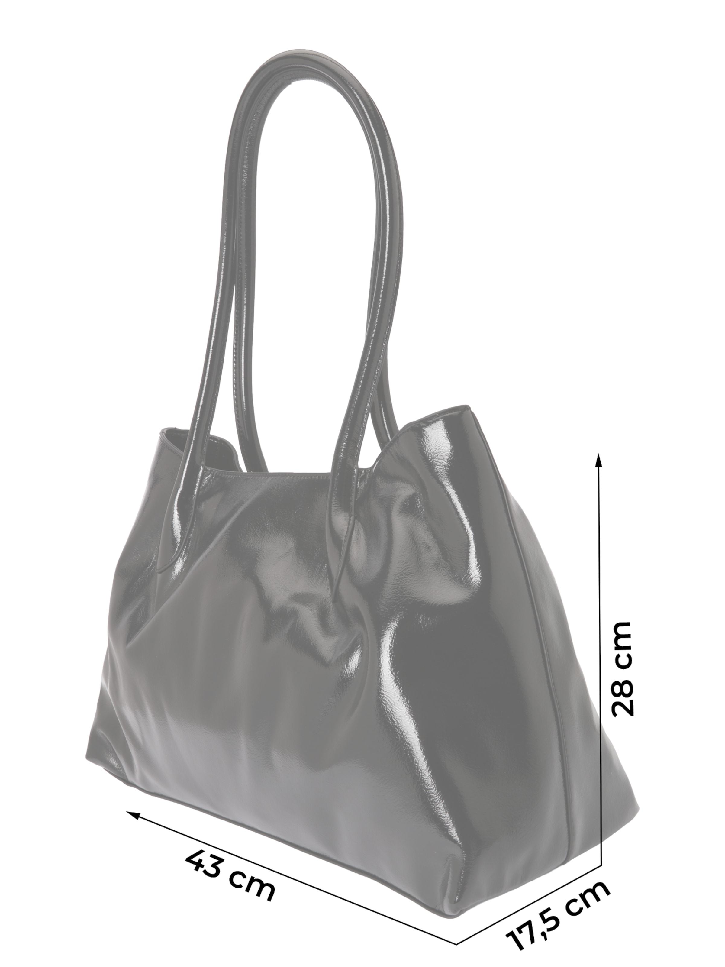 TOPSHOP Torba na ramię 'TOBY' w kolorze czarny