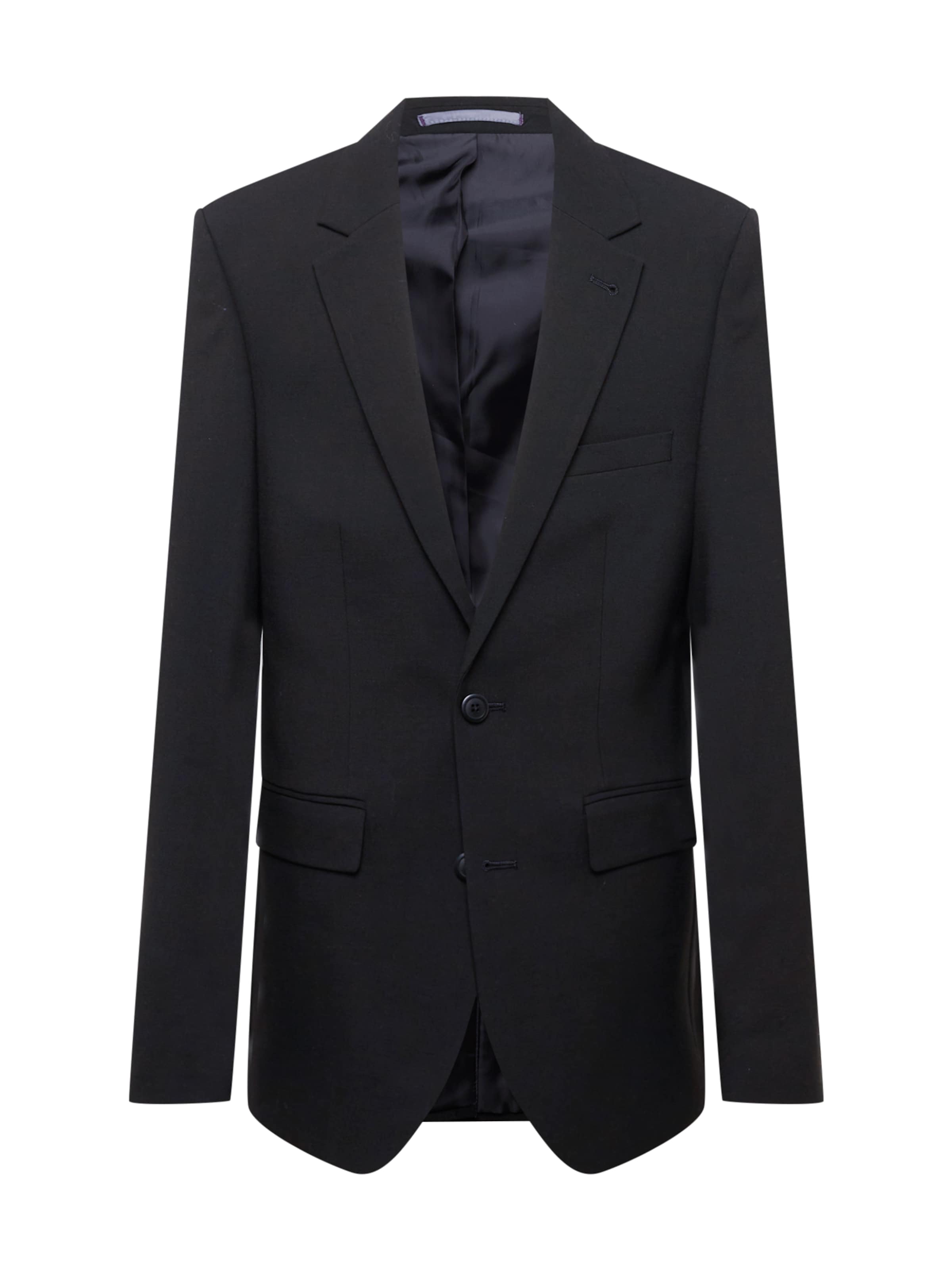 Slim fit Sacou de la BURTON MENSWEAR LONDON pe negru: față