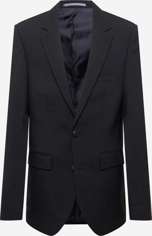 Coupe slim Veste de costume BURTON MENSWEAR LONDON en noir : devant