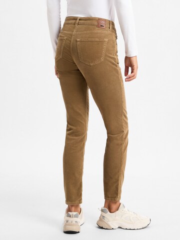 MAC Slimfit Broek in Bruin