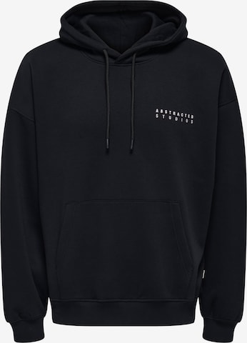 Only & Sons Sweatshirt 'GALLERY' in Black: front