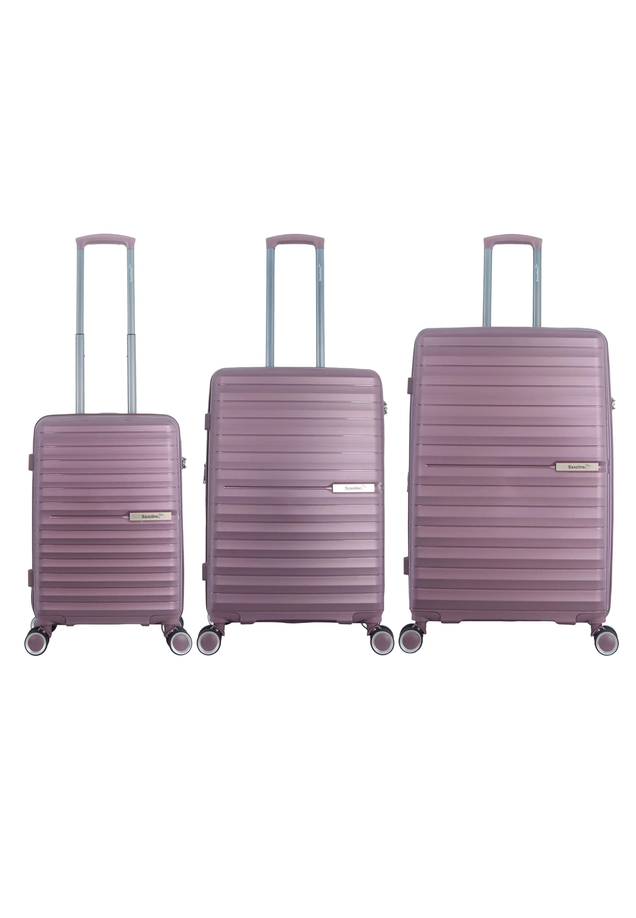 Saxoline Suitcase Set 'Resort' in Purple: front