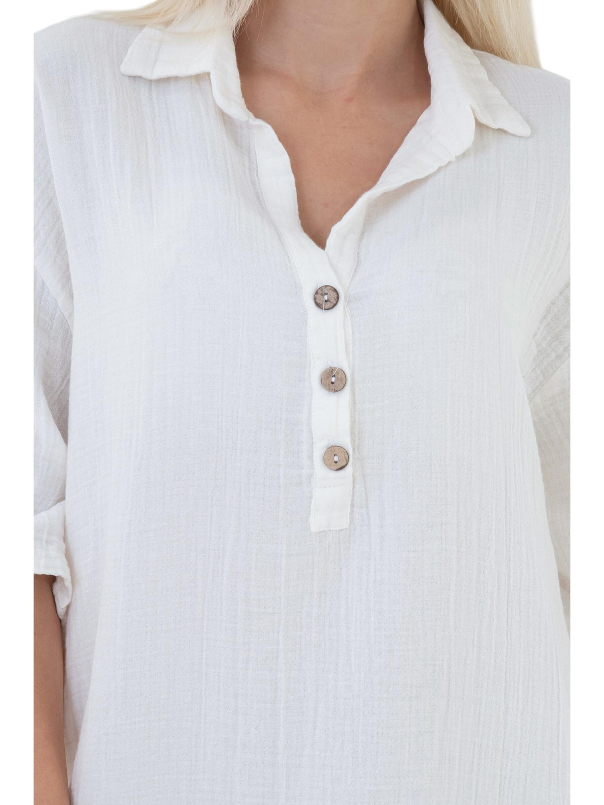 Robe-chemise 'Mira' WENOR en blanc