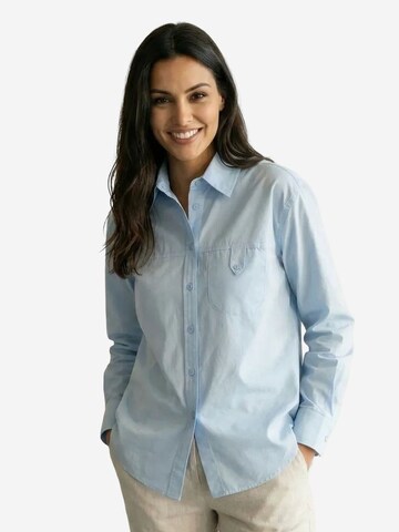 My fashion Bluse in Blau: Vorderseite