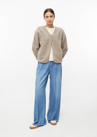s.Oliver Fleece jas in Bruin