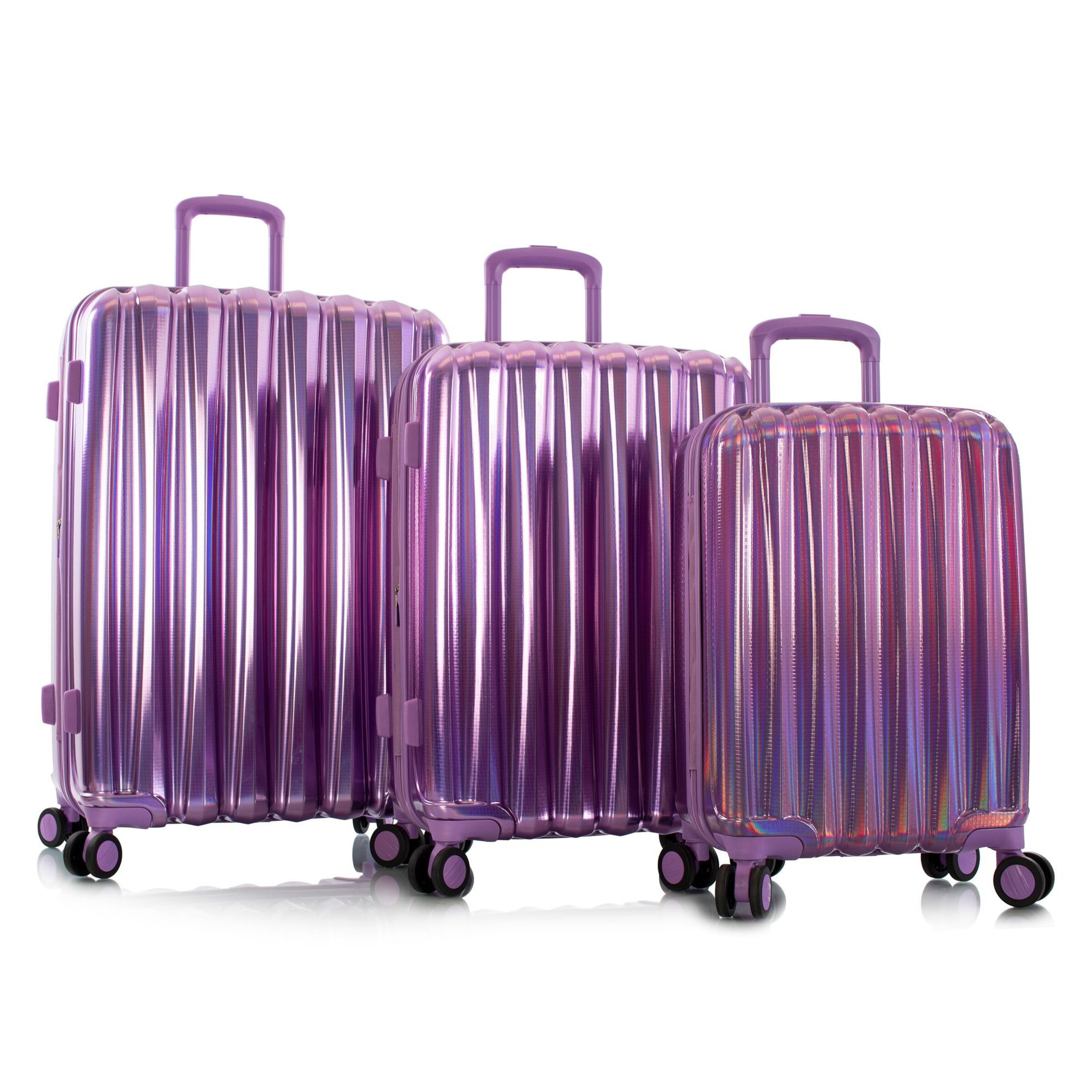 Heys Suitcase Set 'Astro' in Purple: front