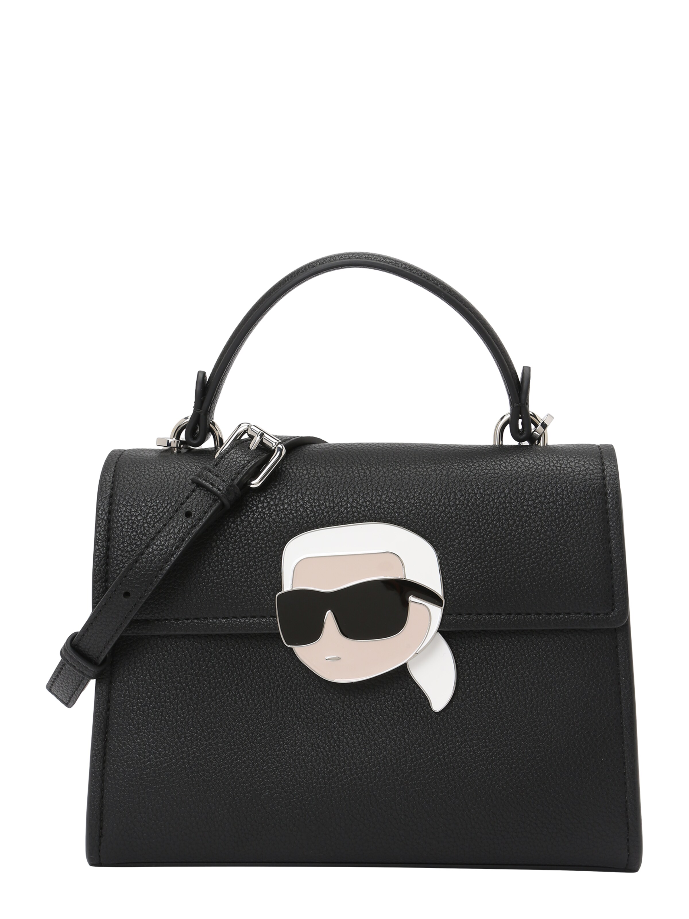 Karl Lagerfeld Handtasche in Schwarz: Vorderseite