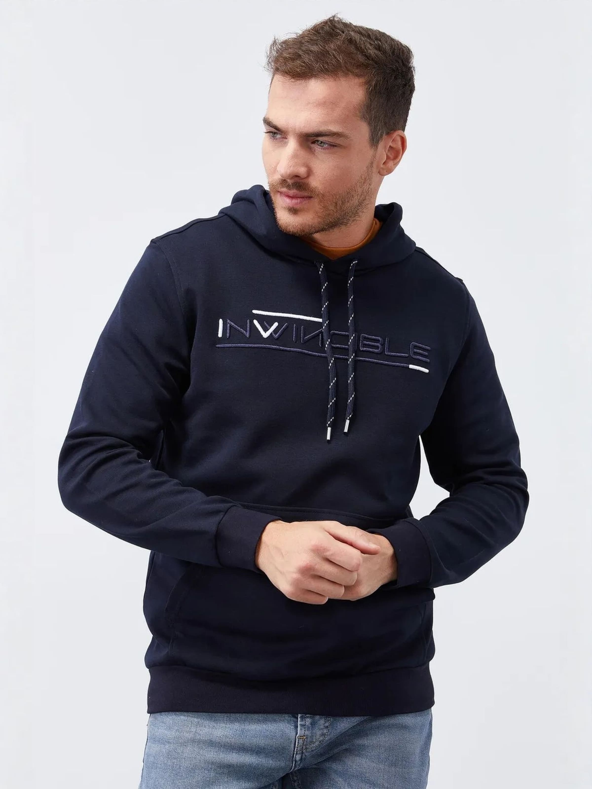 Sweat-shirt Tommy Life en bleu : devant