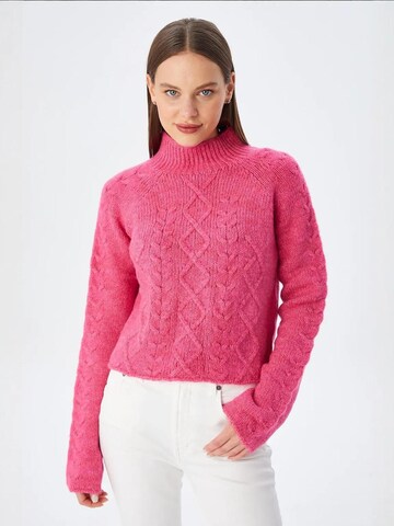 MixRay Sweater in Pink: front
