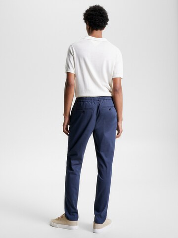 TOMMY HILFIGER Tapered Pants 'Hampton' in Blue