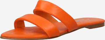 Karolina Kurkova Originals - Zapatos abiertos 'Flores' en naranja: frente