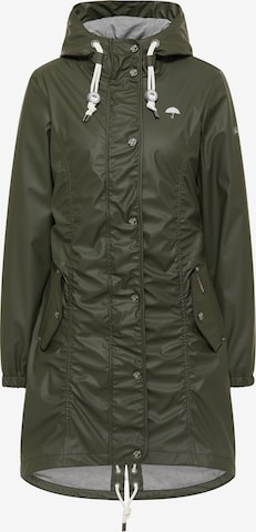 Manteau mi-saison Schmuddelwedda en vert : devant