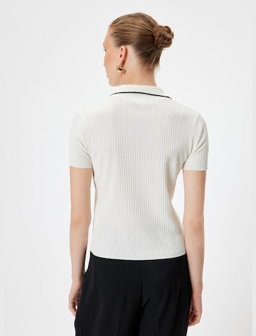 Koton Knit Cardigan in White