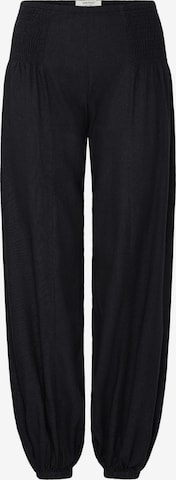 Oxmo - Pantalón ' OXNInna Linen Mix Relaxed Fit ' en negro: frente