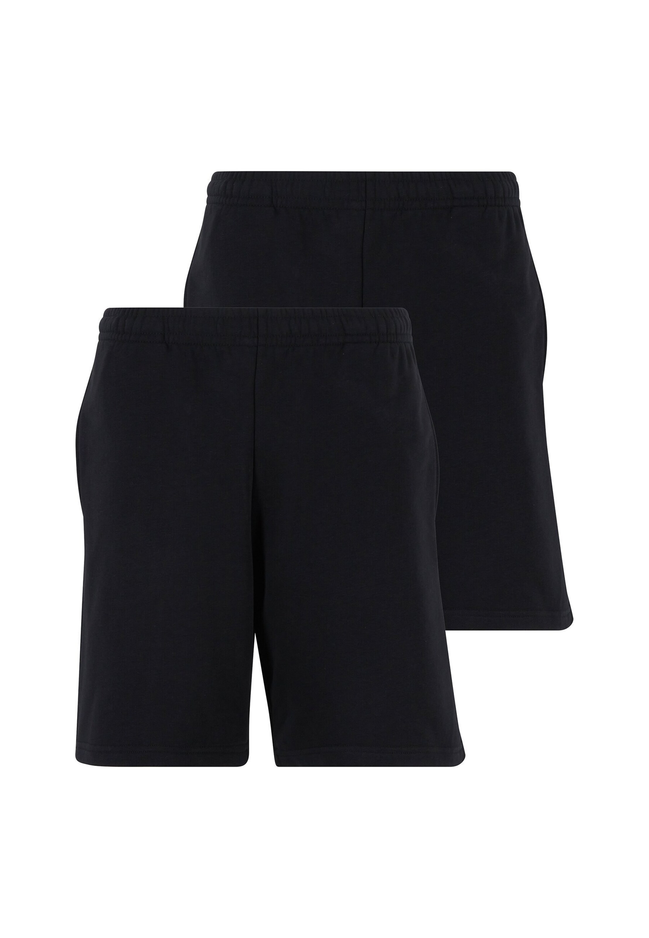 Urban Classics Regular Broek in Zwart: voorkant